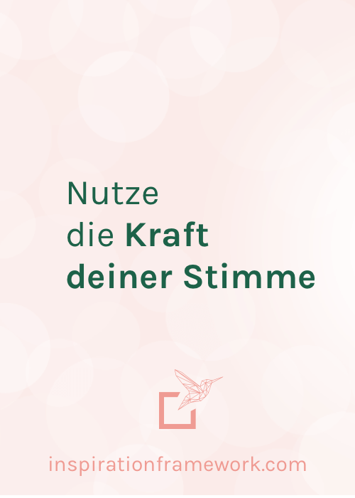 Endlich entspannen – nutze die Kraft deiner Stimme